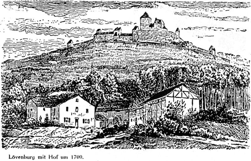 Löwenburger Hof um 1700